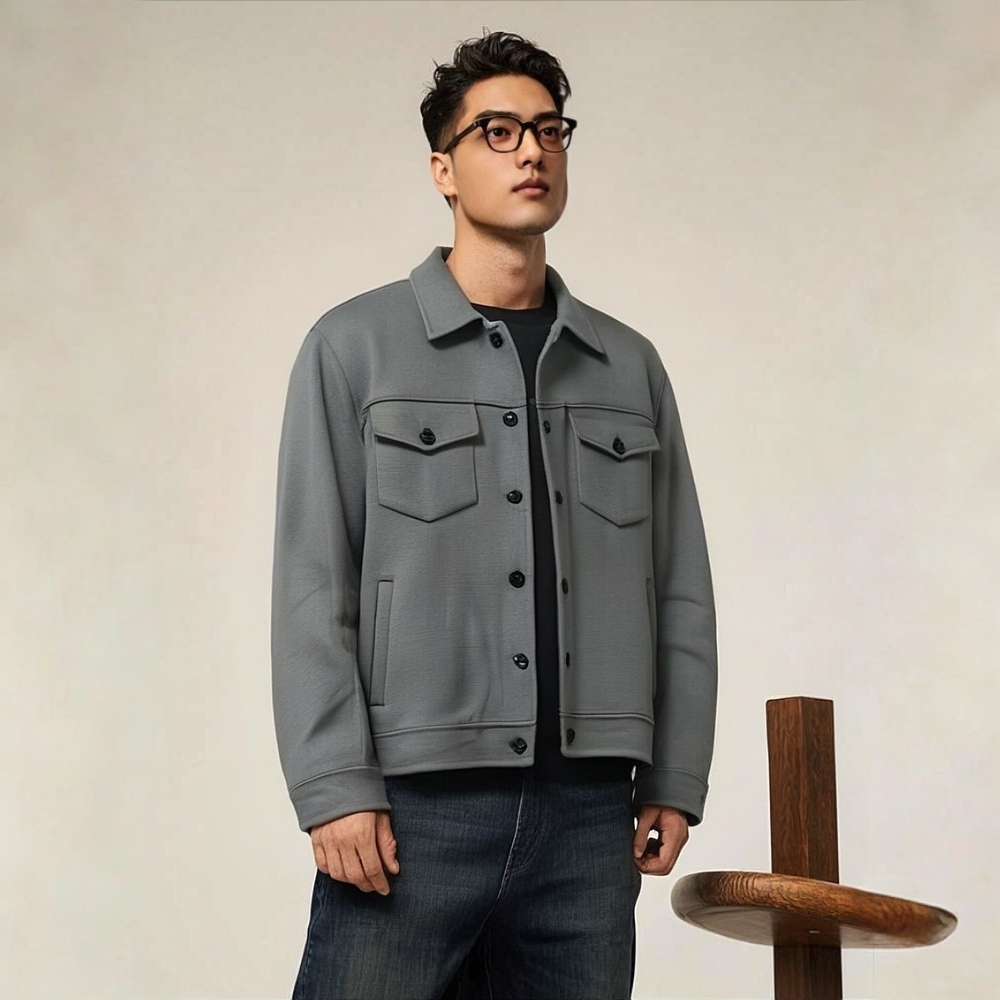 新款男士双面毛呢秋季外套潮流百搭~剪标