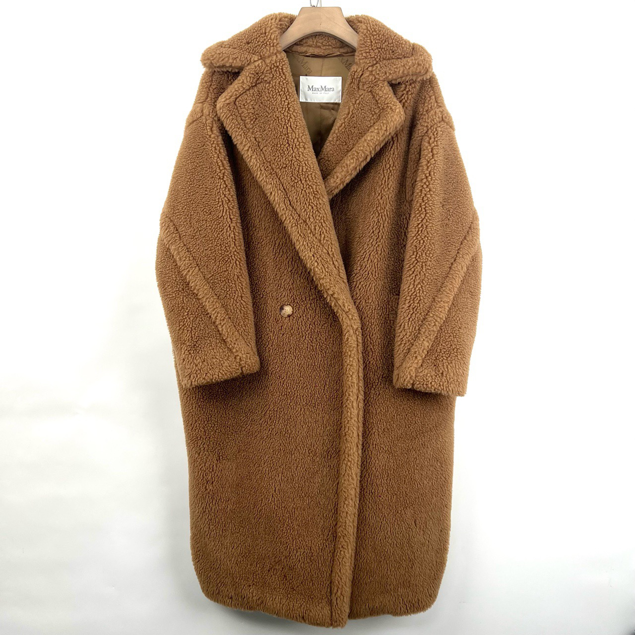 Max Mara/s码/Teddy系列驼色泰迪熊大衣/98新/女款/编码06133