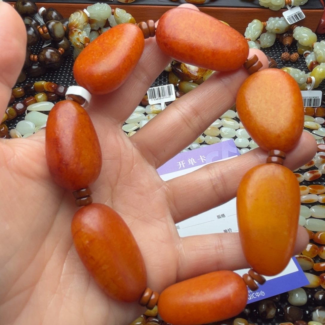 和田玉手链未镶嵌六****