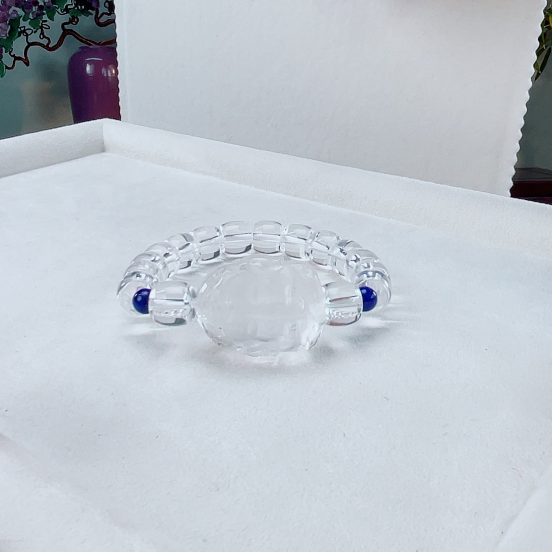 水晶手链未镶嵌水晶10.5