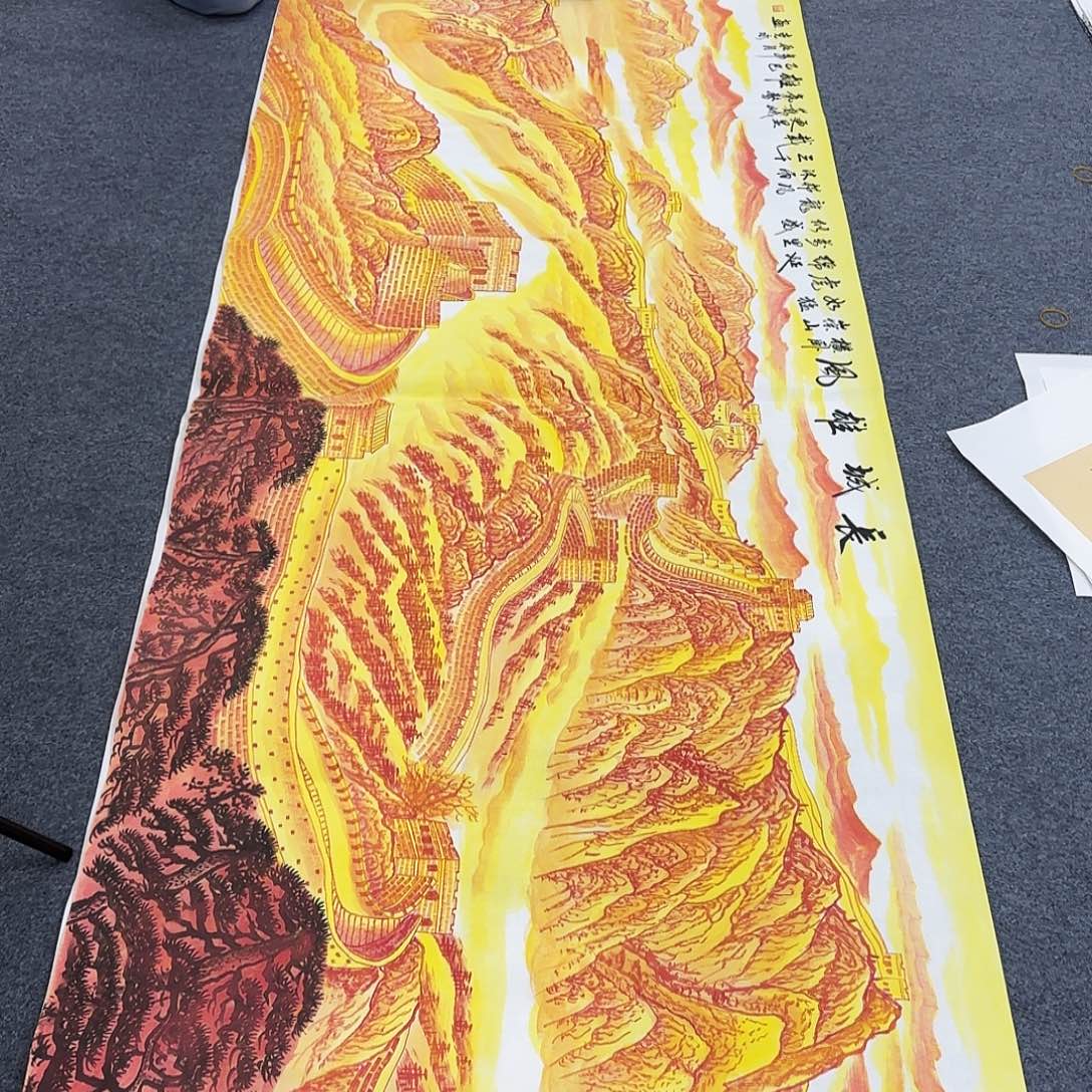 国画作品小姐姐放漏中