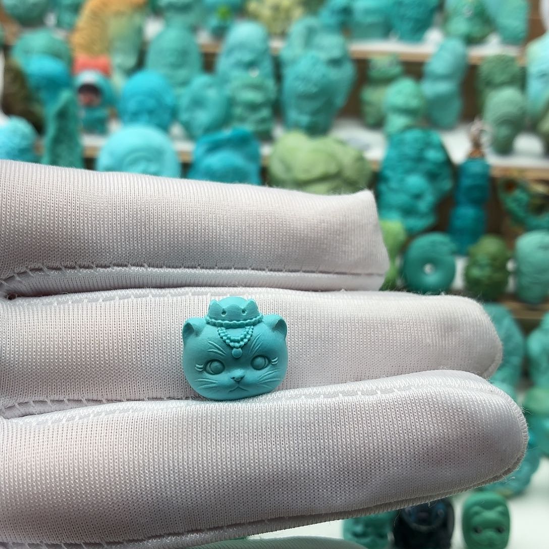 十***～绿松石未镶嵌饰品