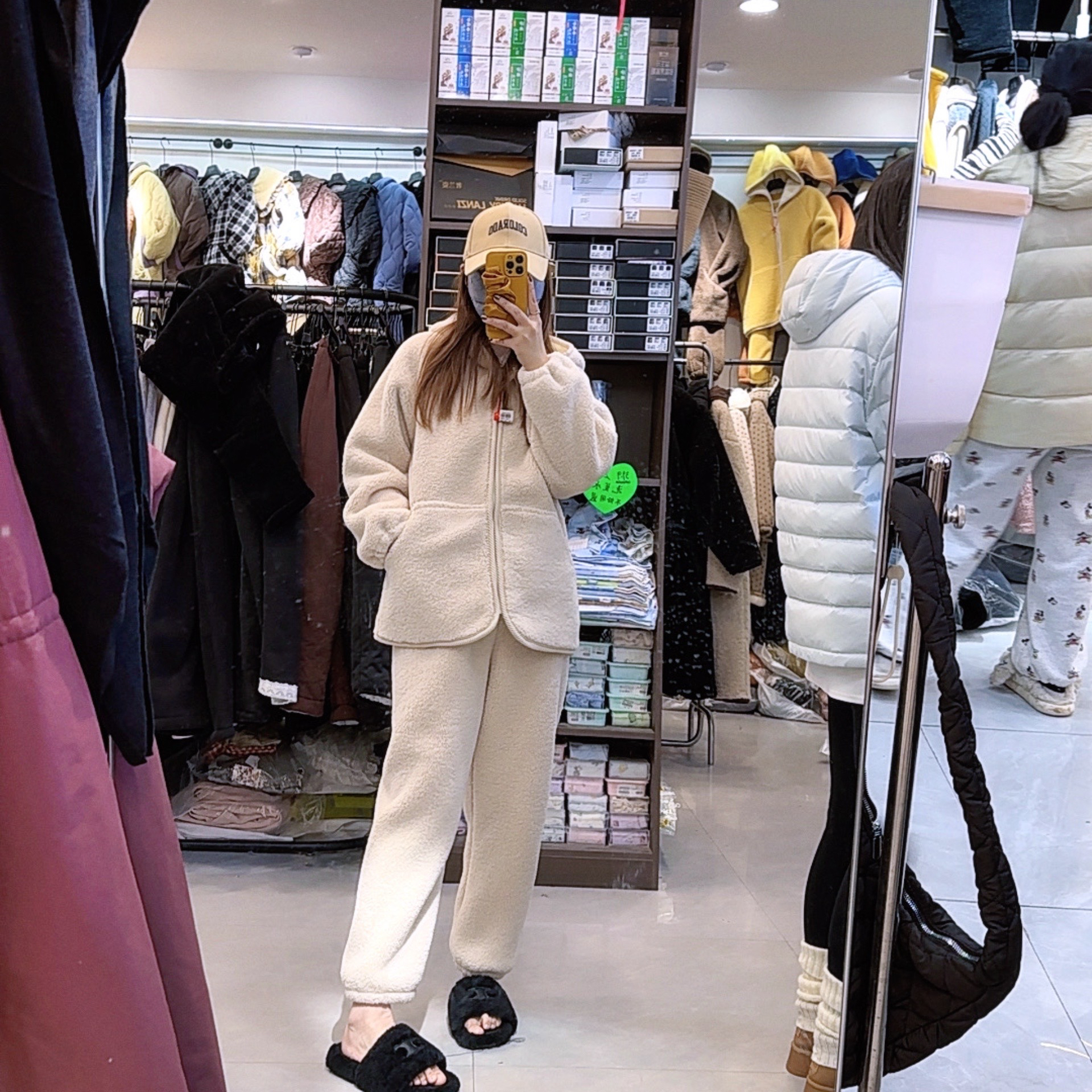 名媛家冬季加厚新款休闲连帽运动可外穿家居服