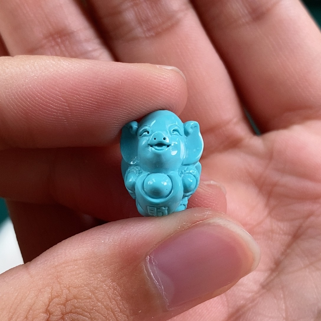 绿松石珠宝奇石未镶嵌