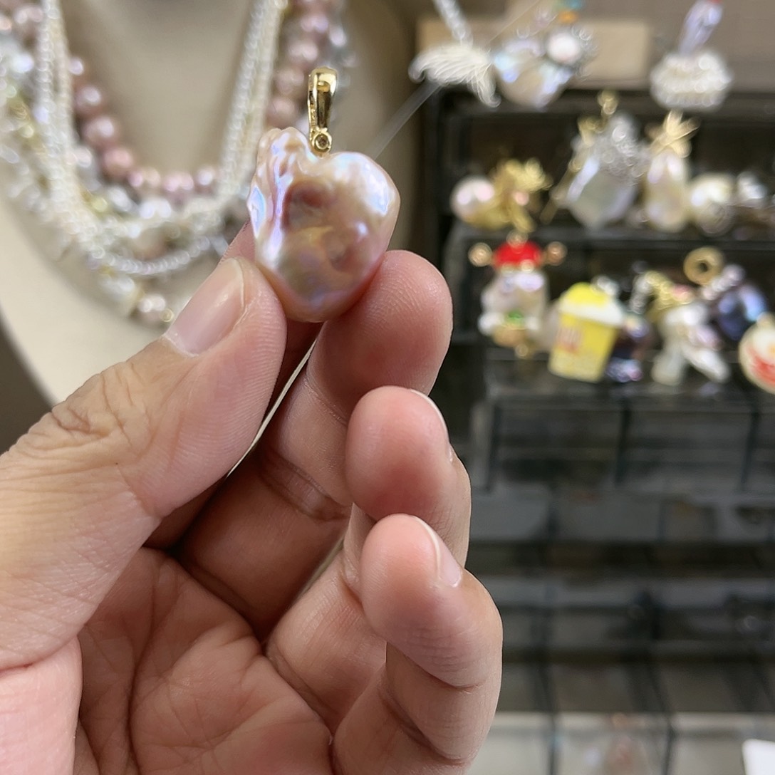 淡水珍珠吊坠(不含链)未镶嵌【纯恬】