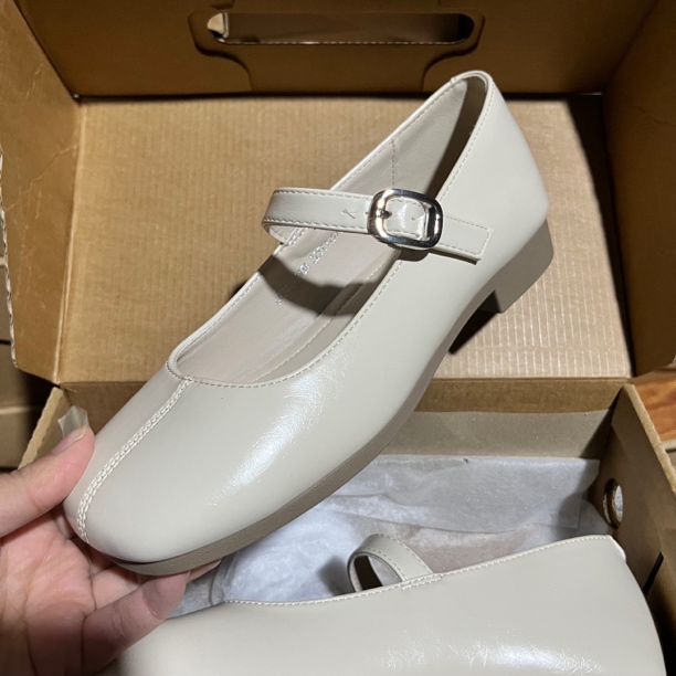 新款1245平底玛丽珍鞋24Q
