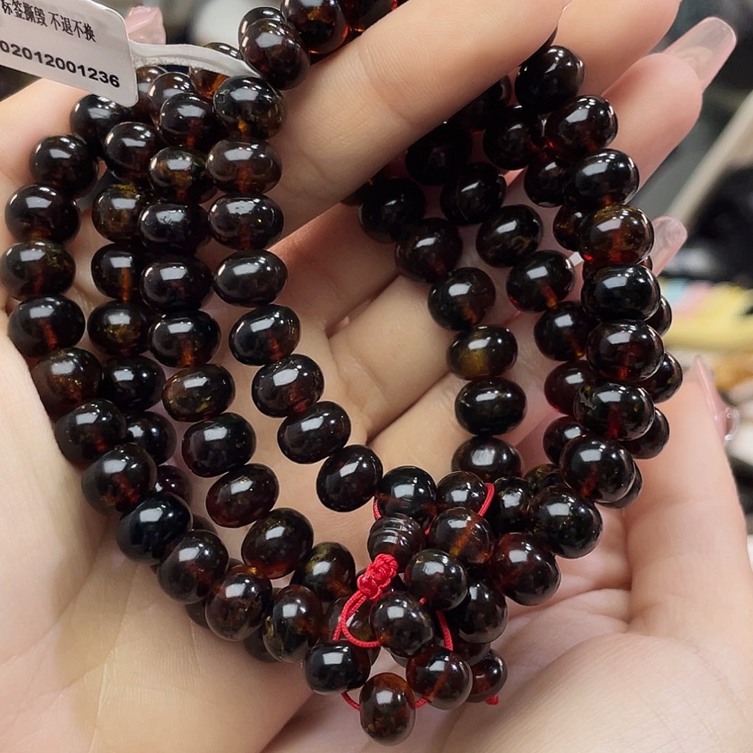 琥珀裸石未镶嵌海***下9深血