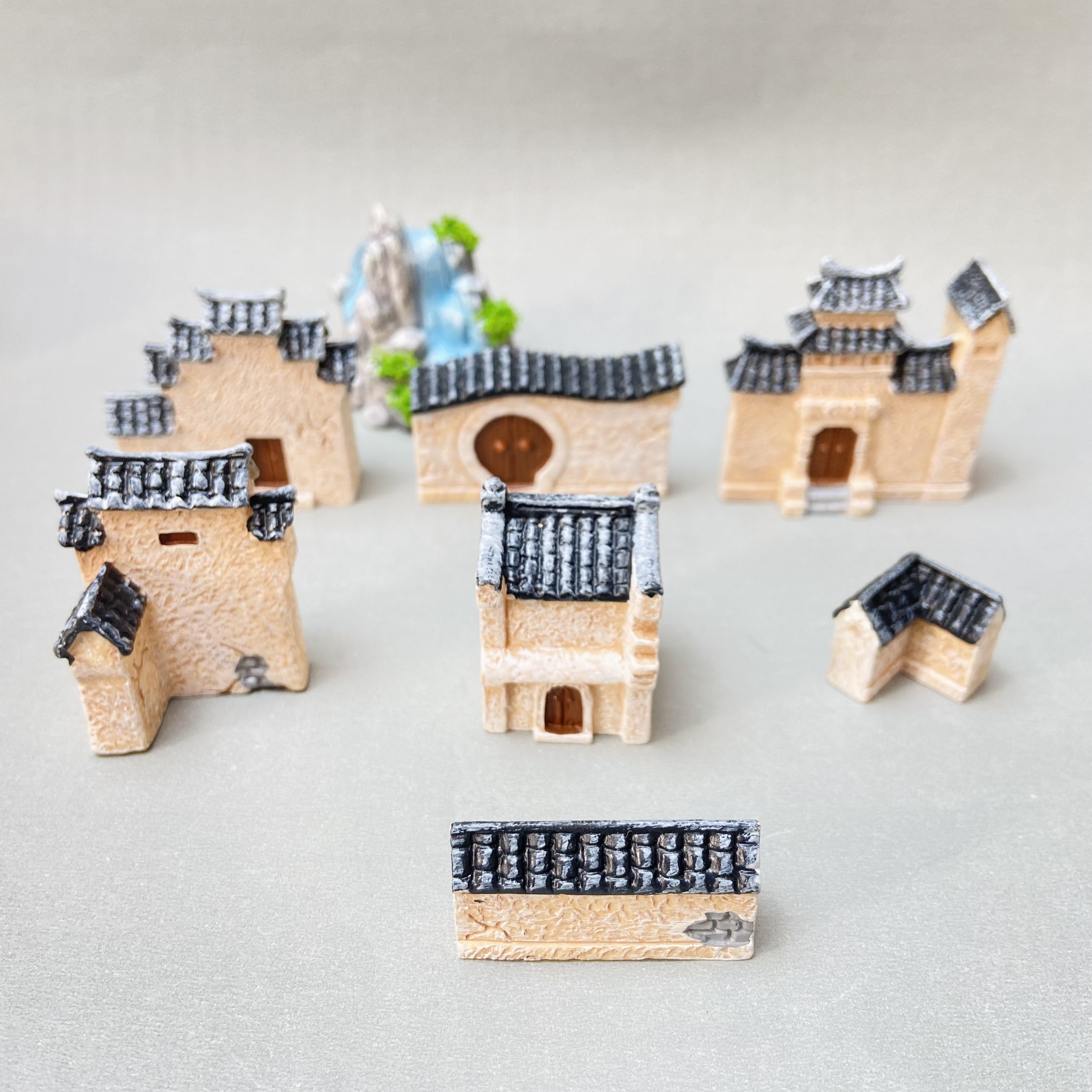 【仿真小家桌子凳子蘑菇 】微景观手工DIY造景摆件 手工树脂配件