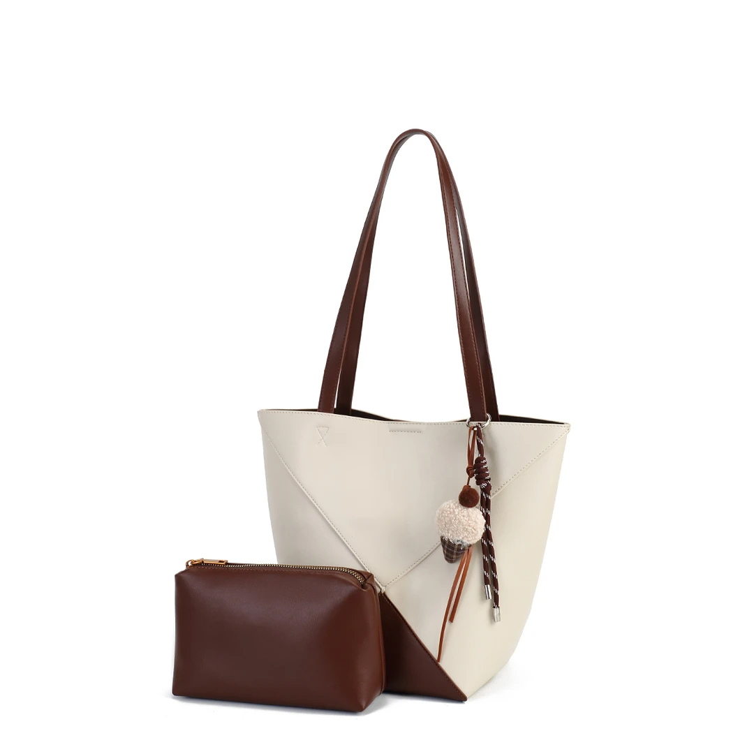 肩包托特包单肩包大包包通勤秋冬子母包百搭双根小众