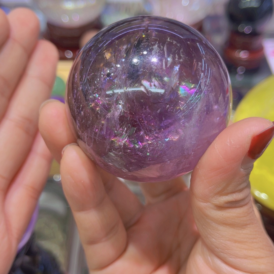 水晶水晶球摆件未镶嵌宸***妈