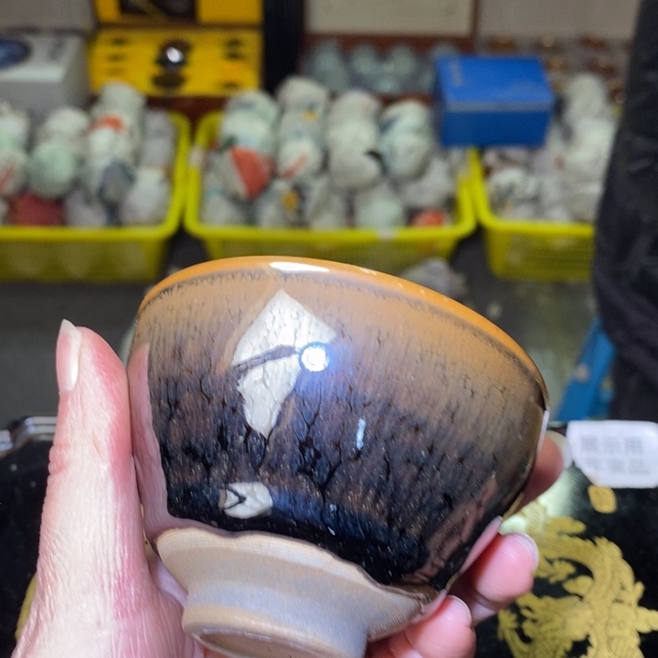 茶盏不带礼盒，建盏主人杯
