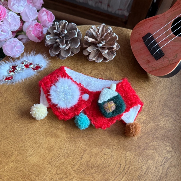 WOOPET新款宠物猫咪狗狗装饰圣诞新年围领