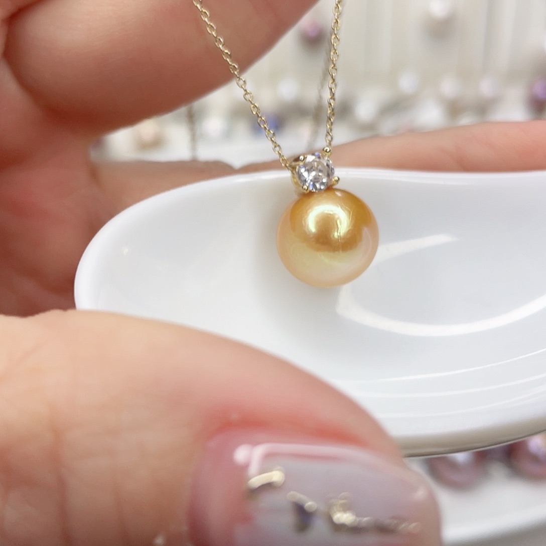 淡水珍珠未镶嵌吊坠(赠链)