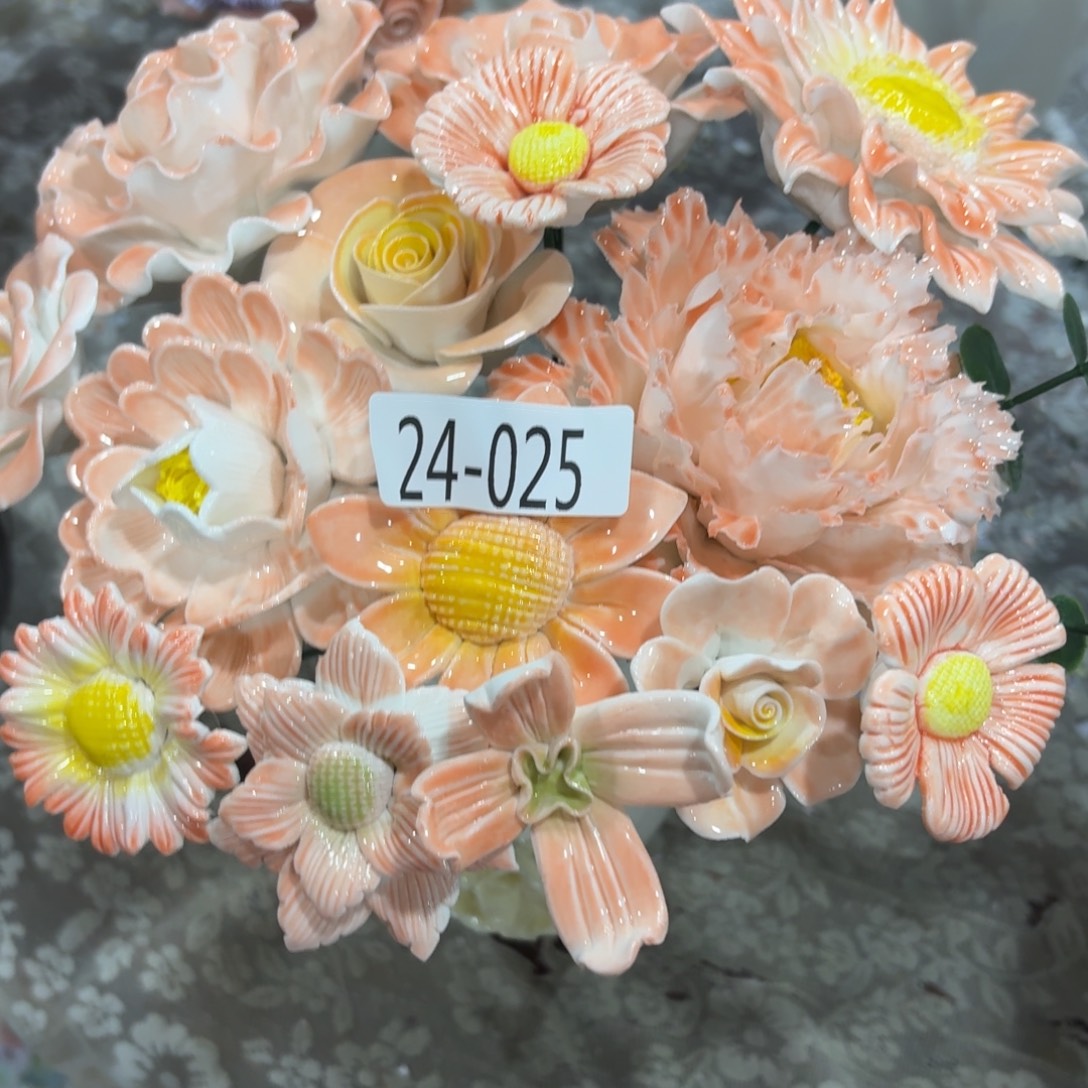 陶瓷花，20元发货，退款拉黑，2425