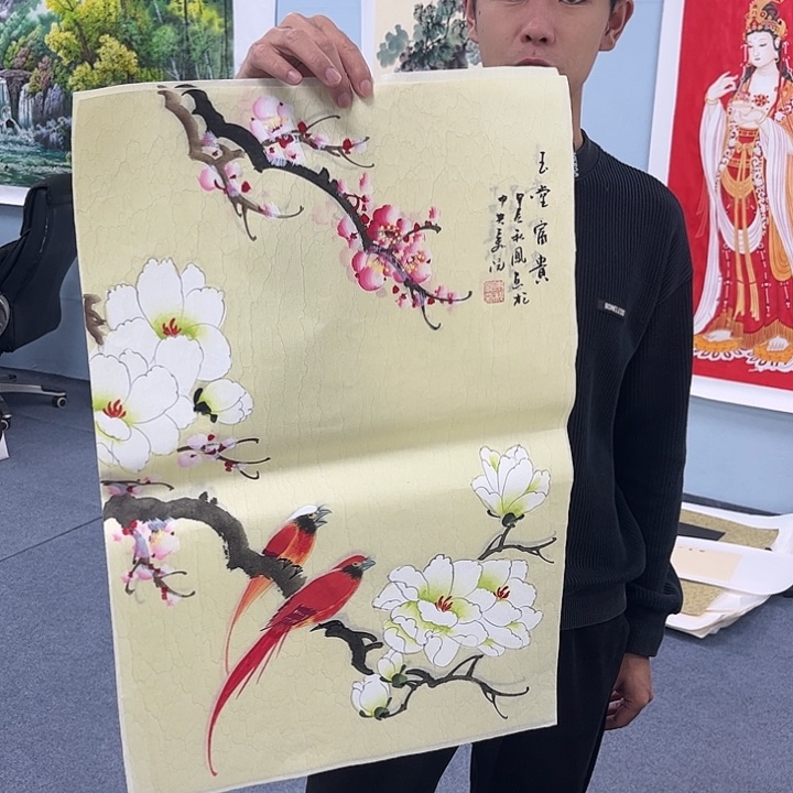 国画宣纸国画纯手绘作品