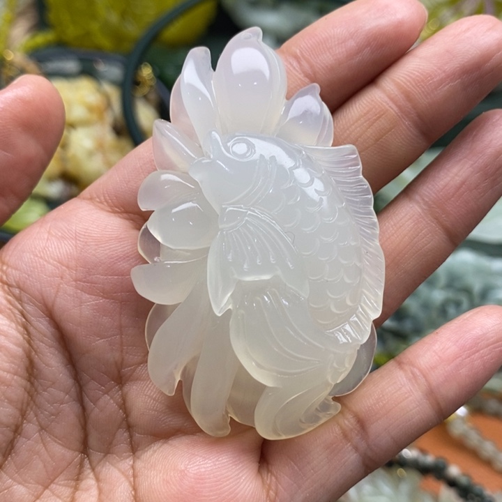 西***西蛇纹石玉未镶嵌吊坠