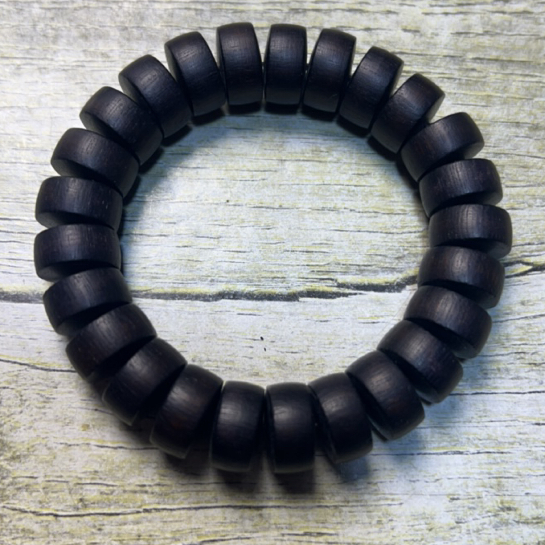 5 福来精选文玩沉香木作手串16mm