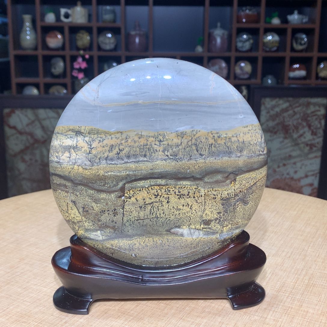 紫砂广西国画石，观赏收藏