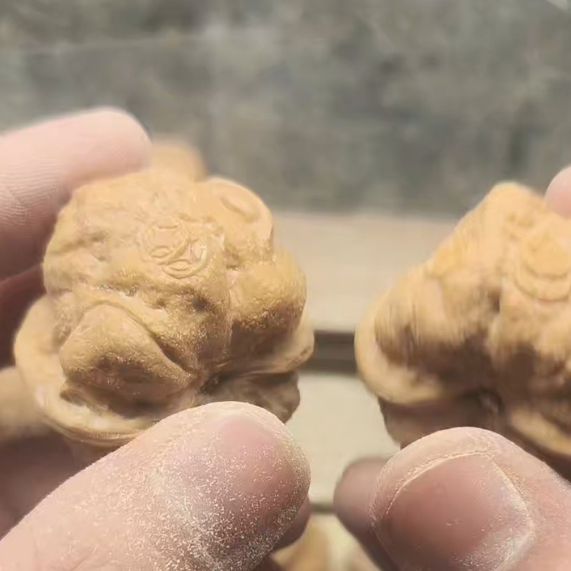 蛤蟆头雕刻金蟾，福利款不退不换