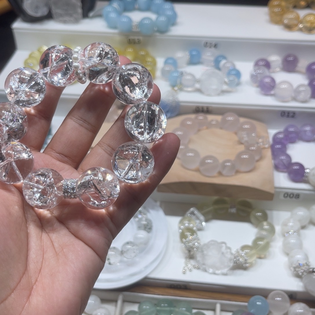 水晶手链未镶嵌白阿塞，哥伦比亚490