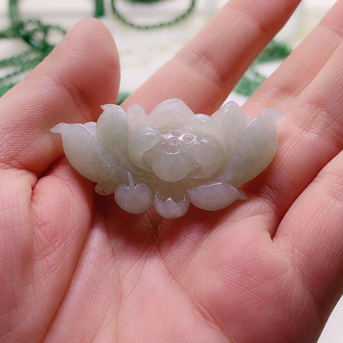 【闪购商品】独山玉合金挂件独山玉清透水挂件