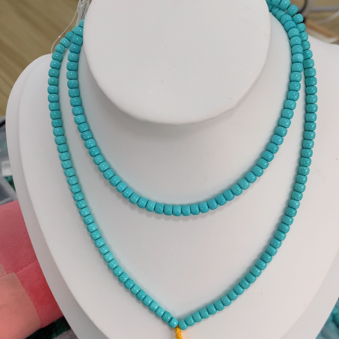 绿松石未镶嵌珠宝奇石4mm