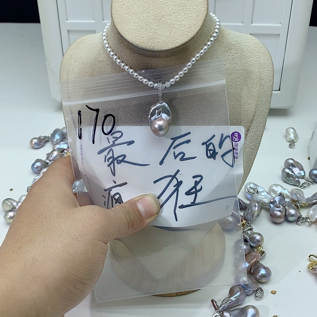 淡水珍珠颈饰合金