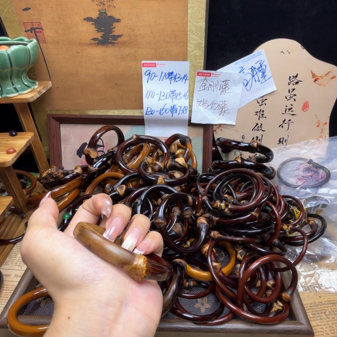 4***6木质纯铜藤镯子藤镯藤镯