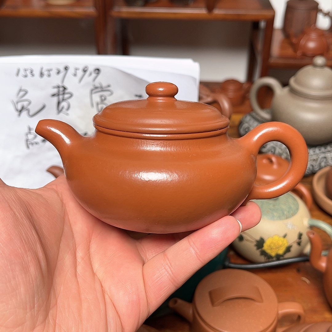 紫砂茶壶座右兰言