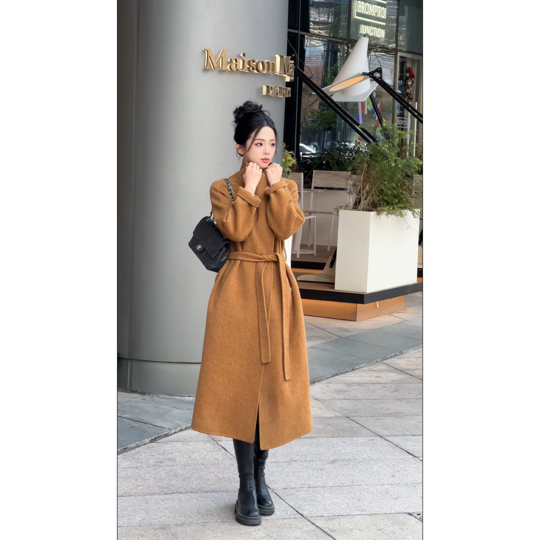 【半岛情书】巨显瘦双面呢设计师松弛感羊毛大衣冬季外套