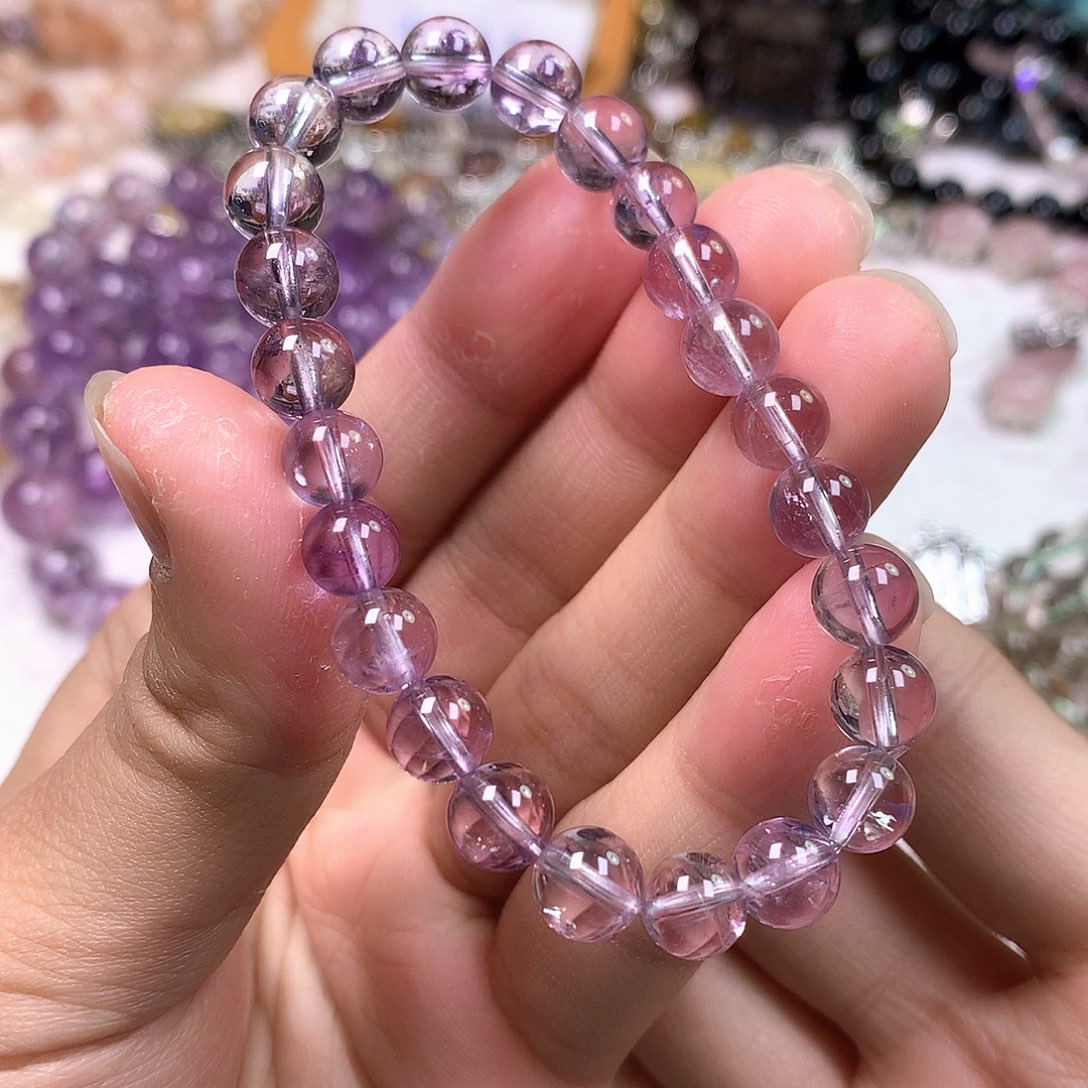 水晶手串未镶嵌天然水晶7mm