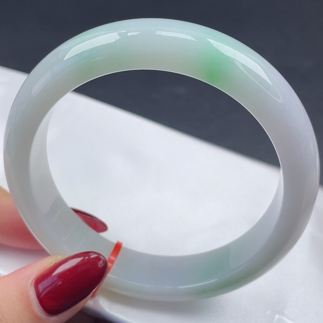 翡翠未镶嵌手镯59圈口