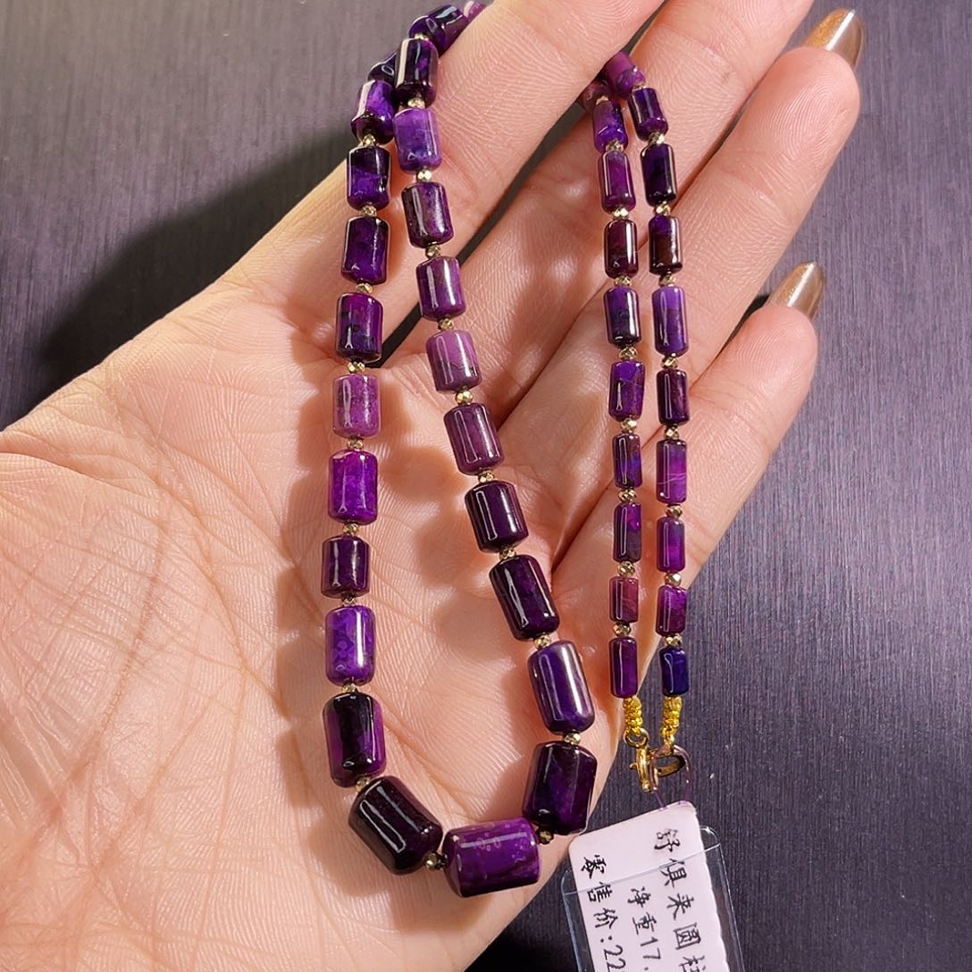 苏纪石（舒俱来）项链k金未镶嵌