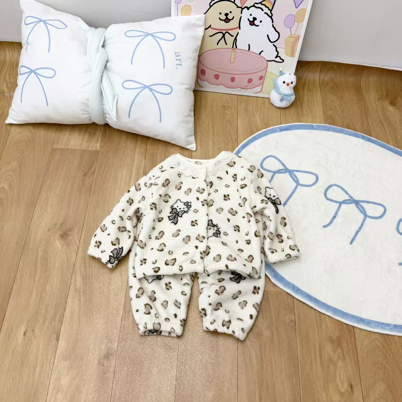 558-豹纹KT家居服