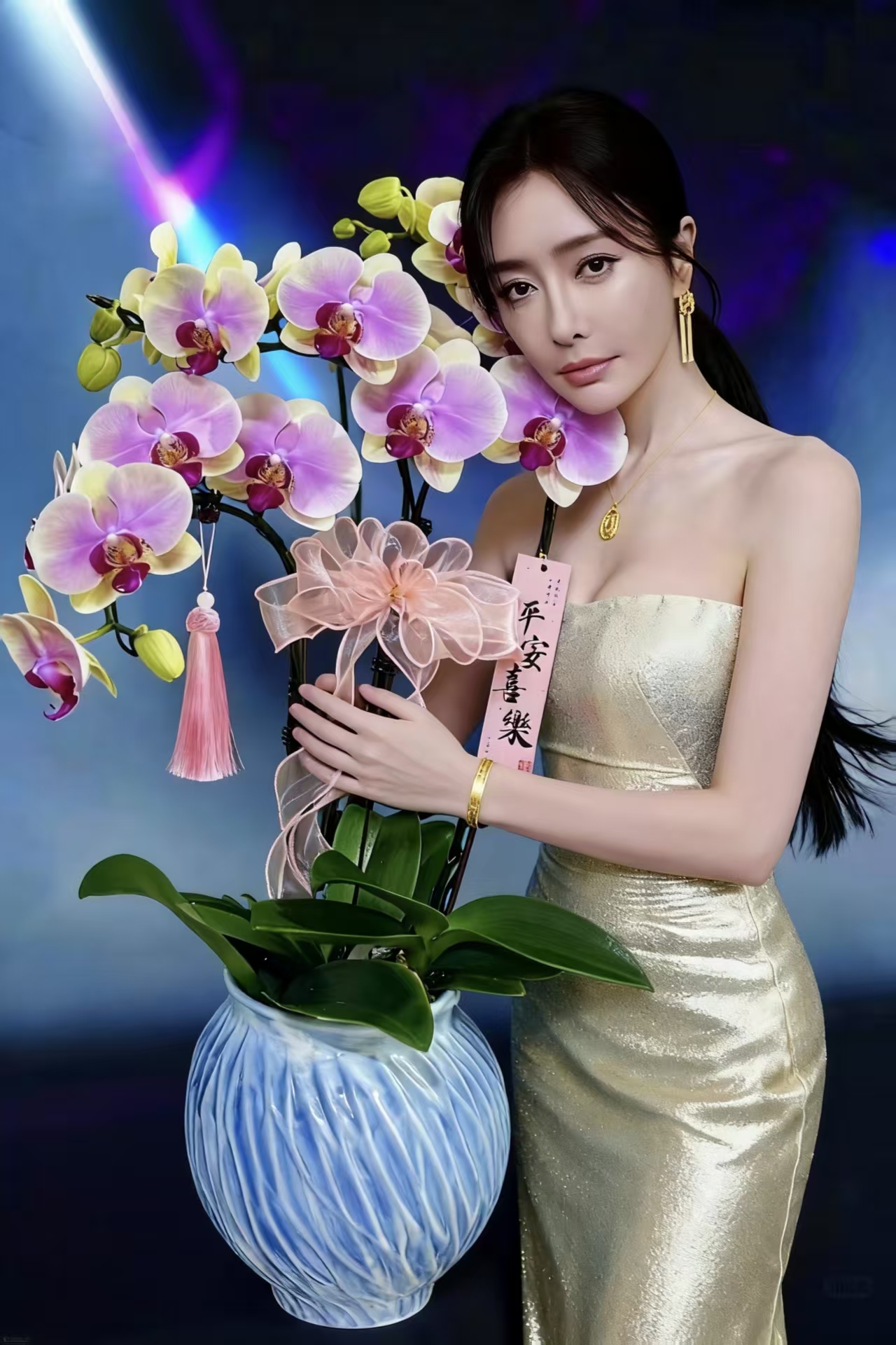 蝴蝶兰梦娜丽纱大花