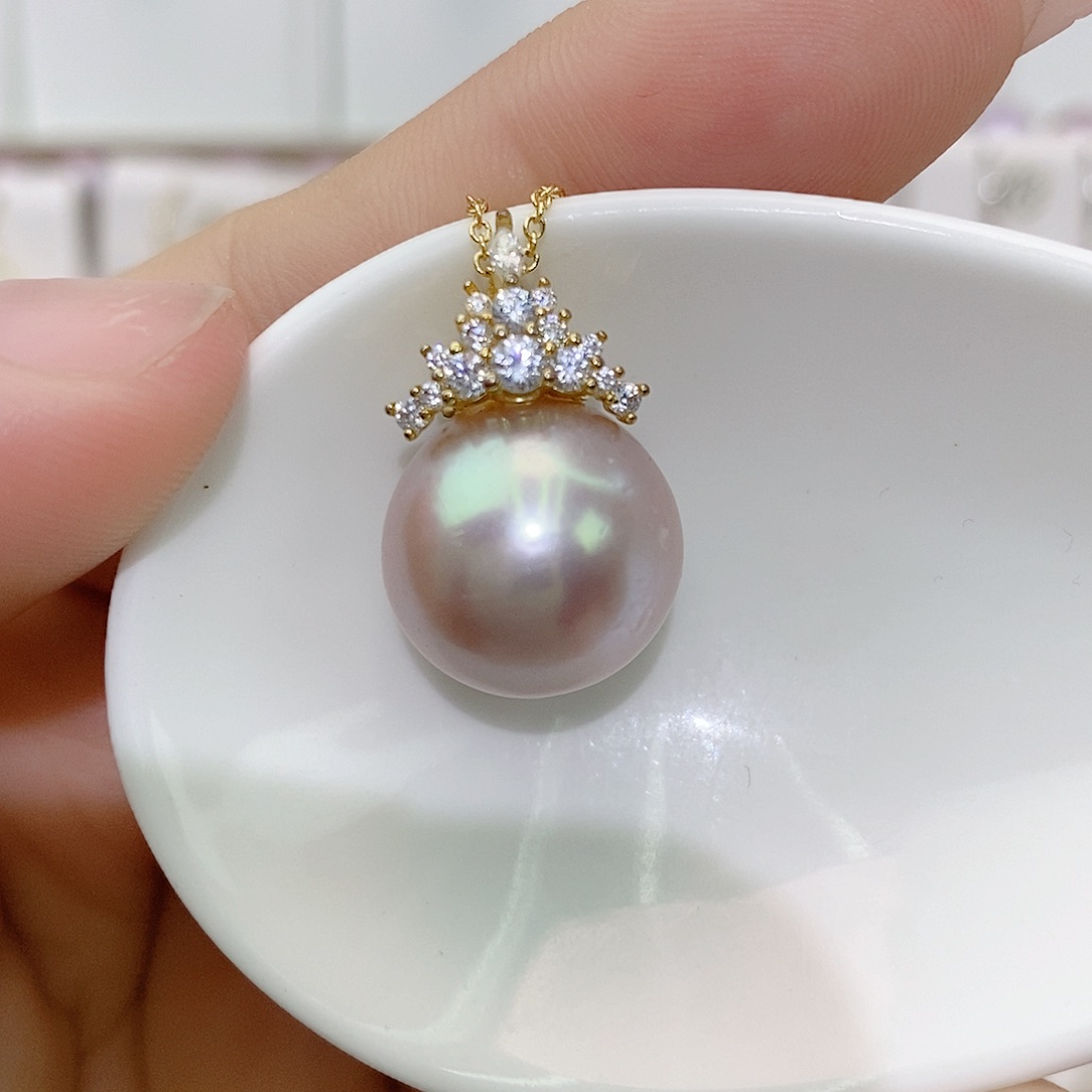 淡水珍珠颈饰合金