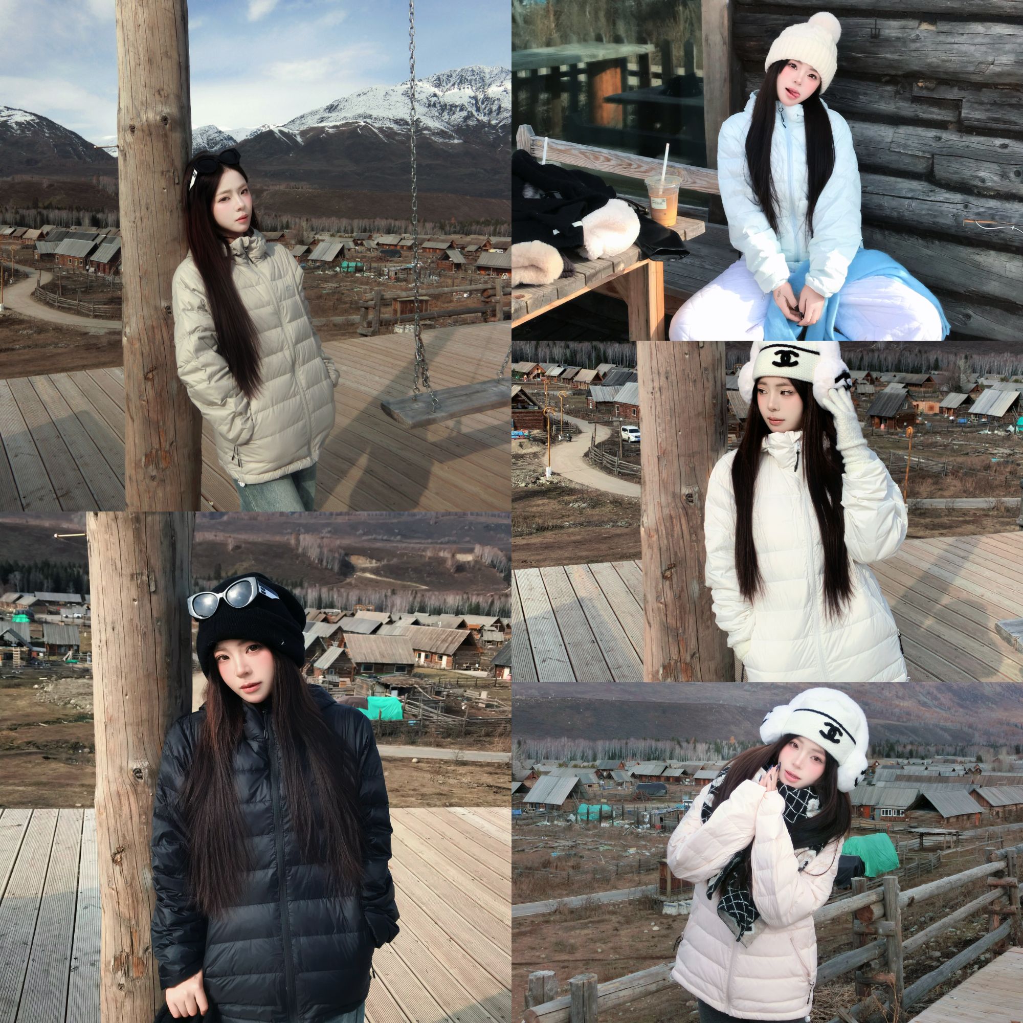 【排骨】短款排骨连帽女款灰色轻薄羽绒服