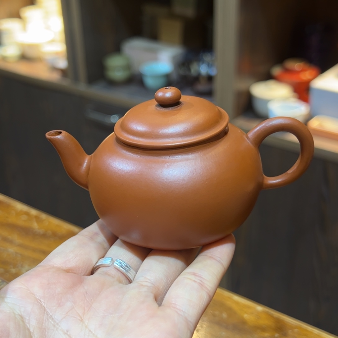 潛***龍公道杯紫砂九十年代朱泥小品95