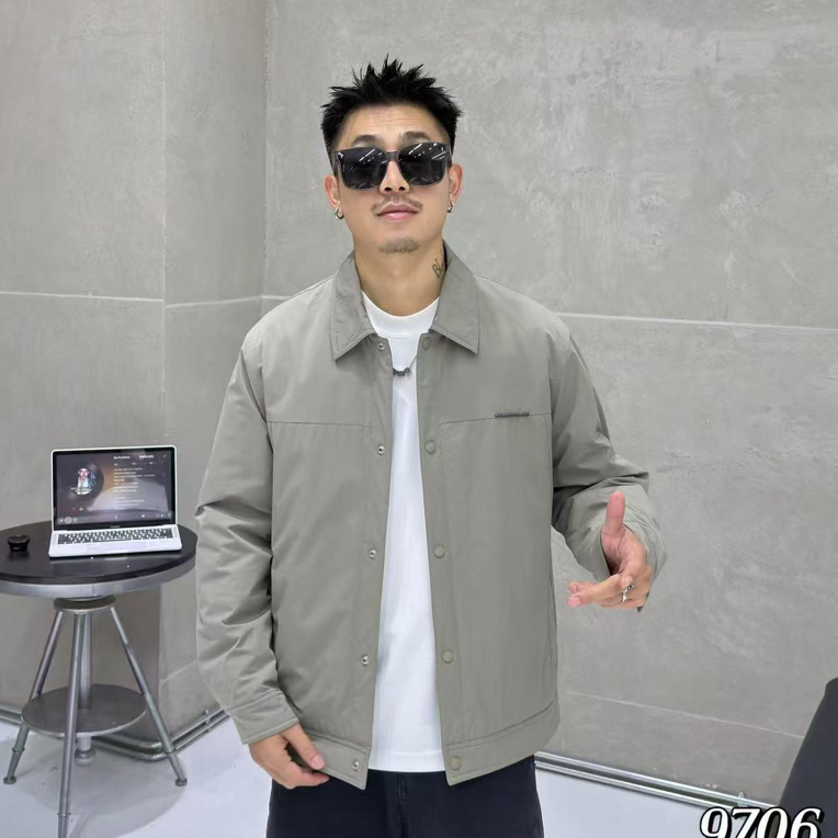 90白鸭羽绒服冬季新款男士外套潮牌轻薄潮流简约宽松时尚9706