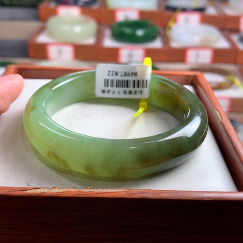 【闪购商品】和田玉手镯未镶嵌54.5