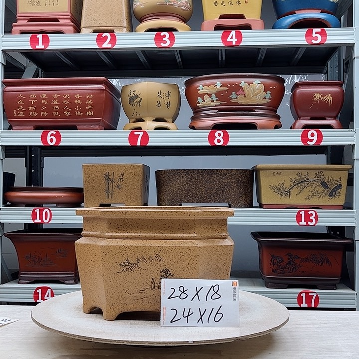 紫砂花盆紫砂花盆