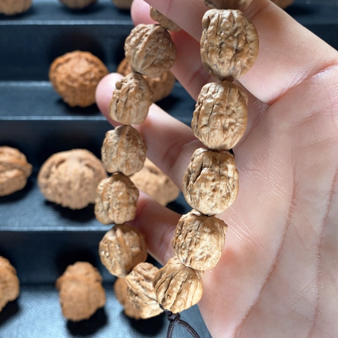 桃核把件原生态嵩山蛤蟆串15/16