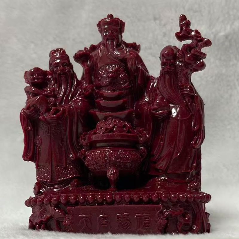 三元尊天官赐福家用客厅办公室装饰品摆件