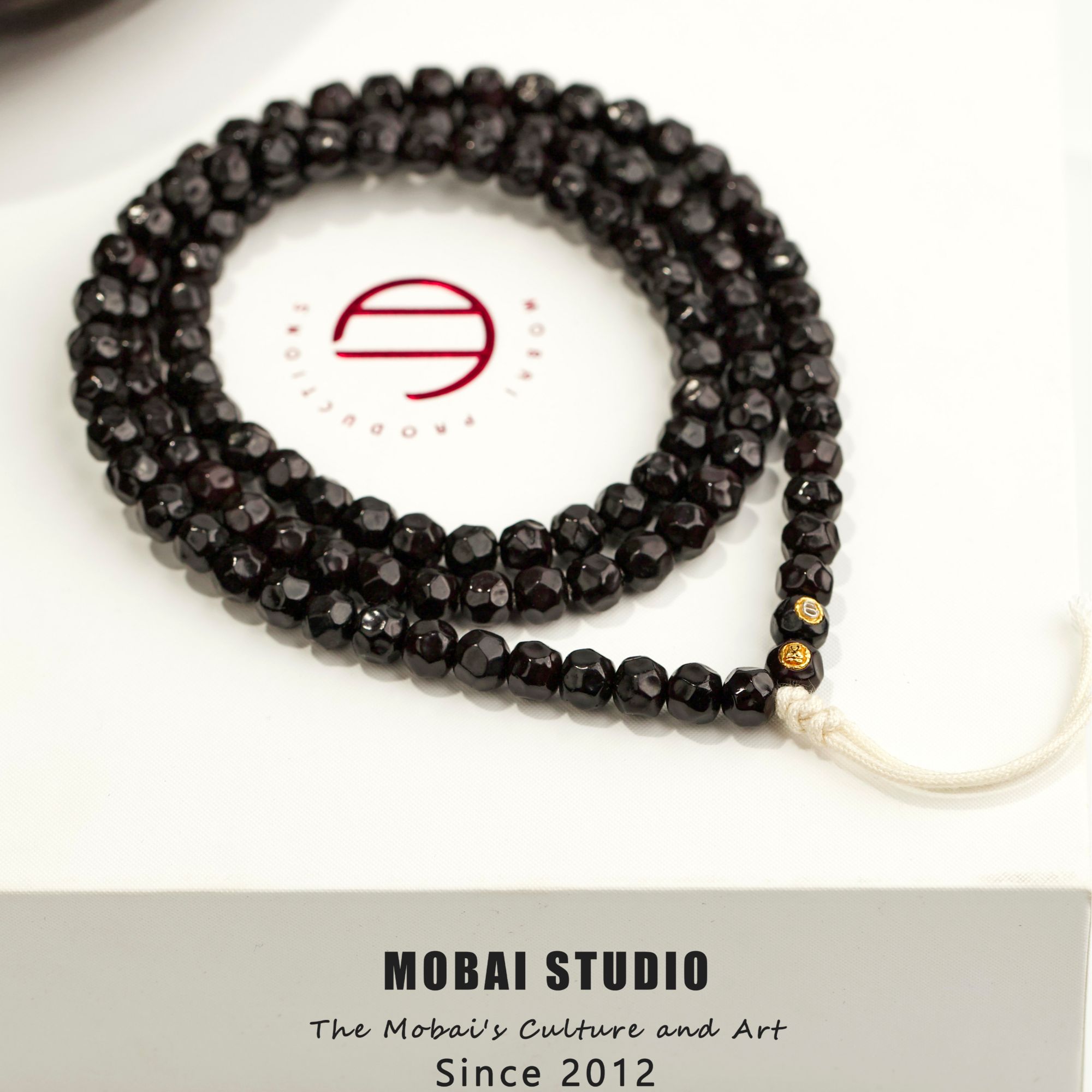 MOBAI默白出品-「M5级别·相非相·点状棕线无棕眼」椰蒂无相108手串