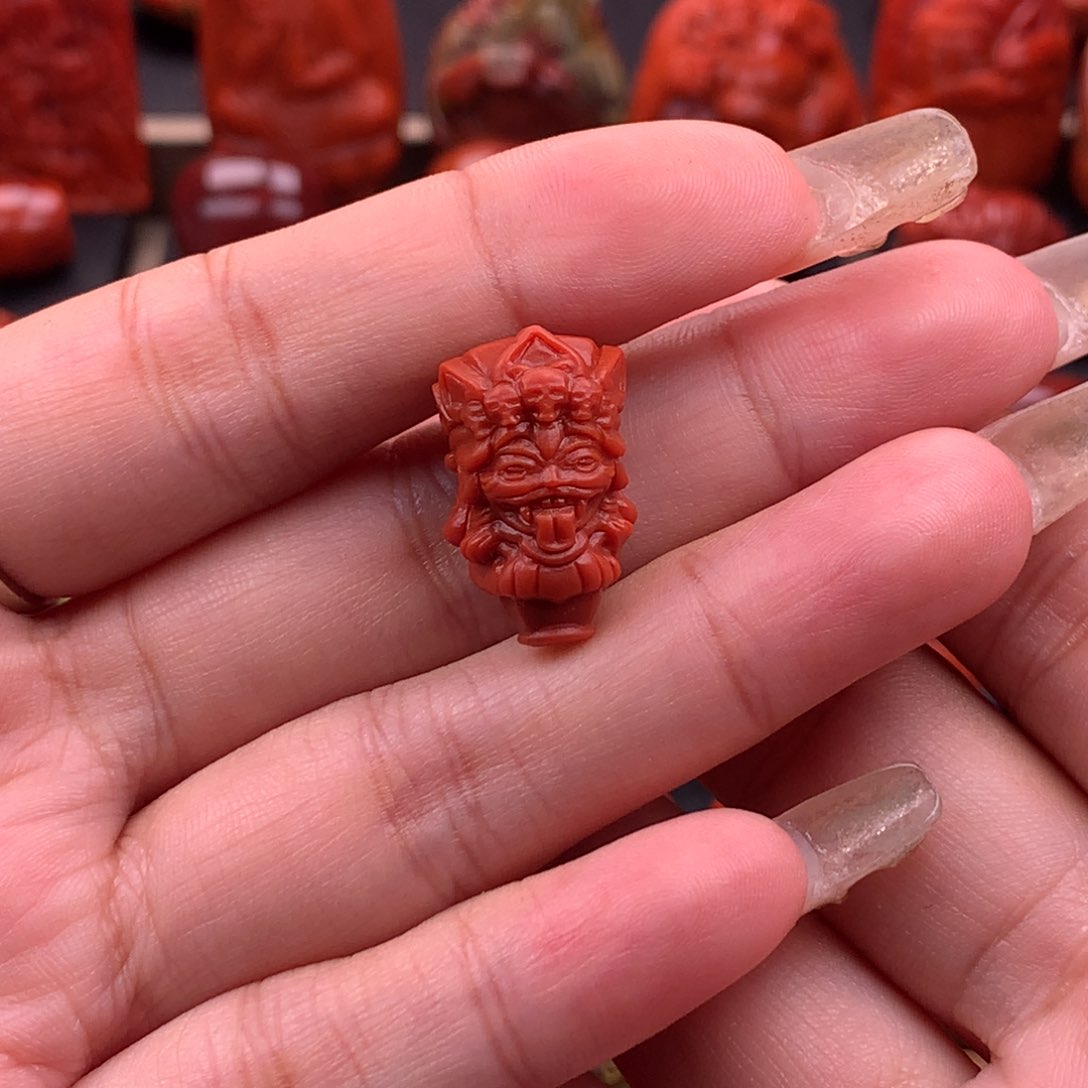 南红玛瑙南红川料原矿扎基拉姆三通13.5mm未镶y****?