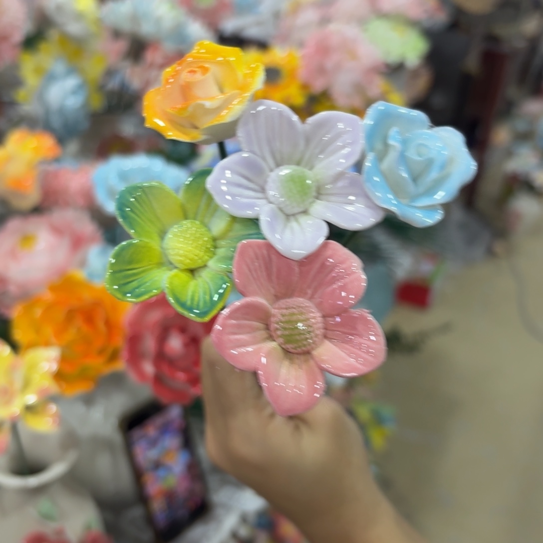 陶瓷花拍满20元发货请勿随意退款