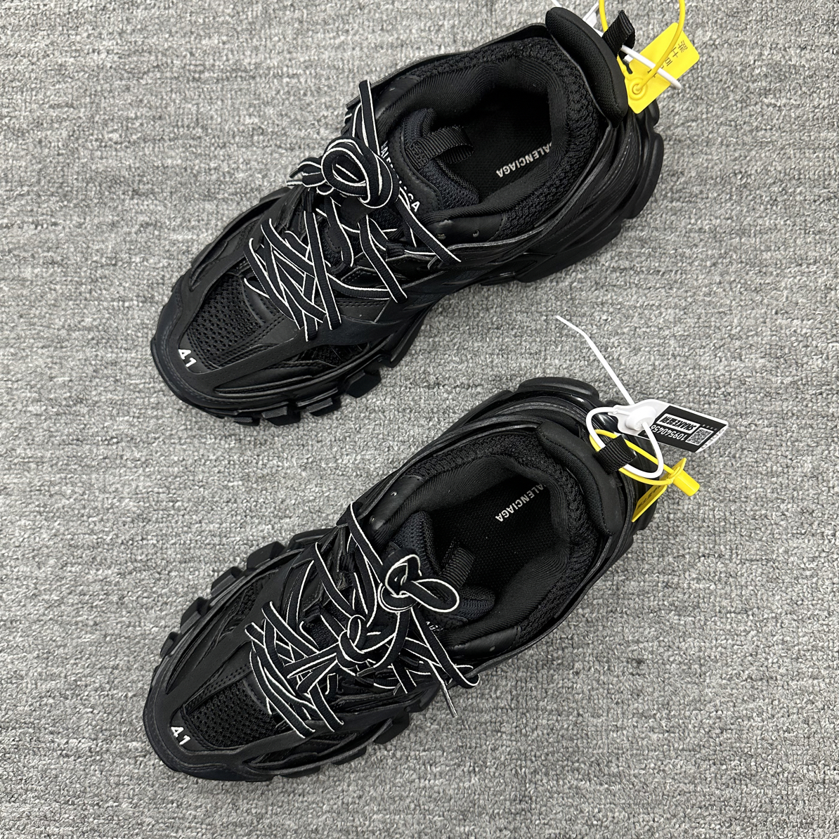 99新 Balenciaga/巴黎世家 41 巴黎世家track 老爹鞋 黑色