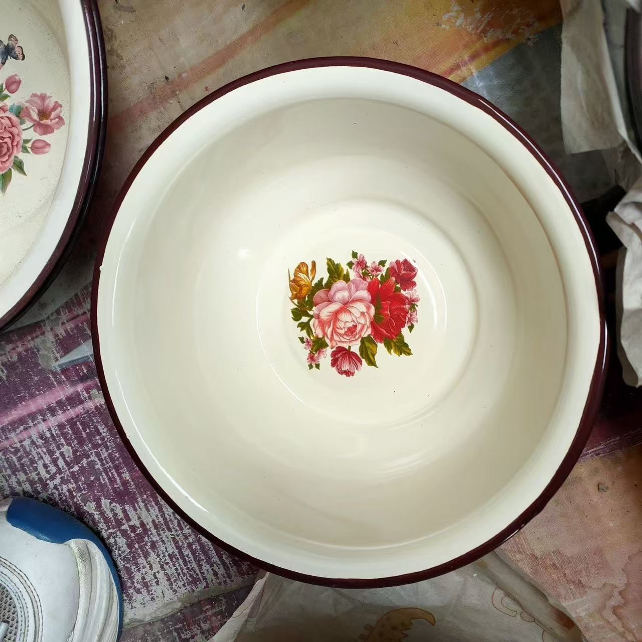 16公分珐琅搪瓷小面盆（拍一发二）