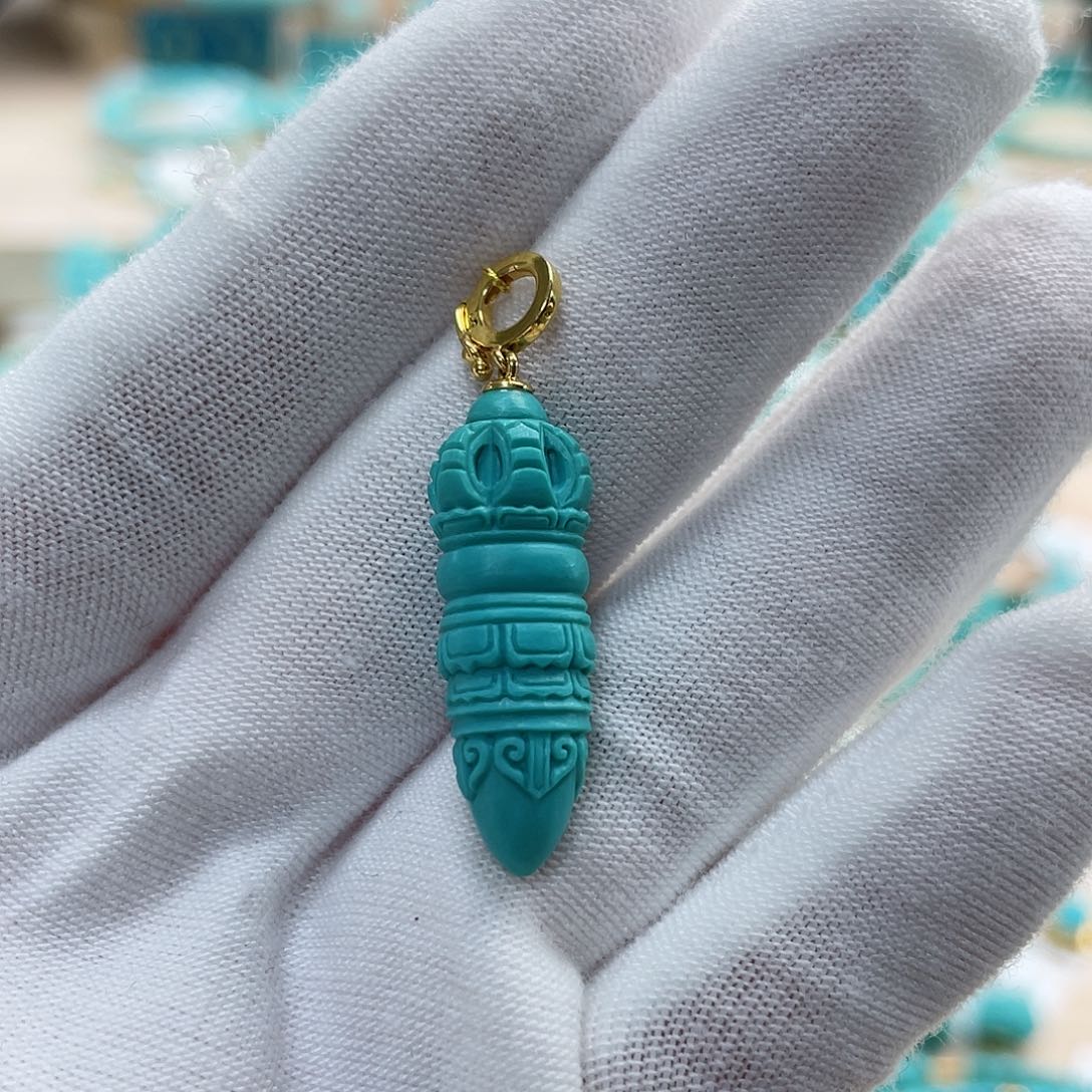 绿松石珠宝奇石未镶嵌