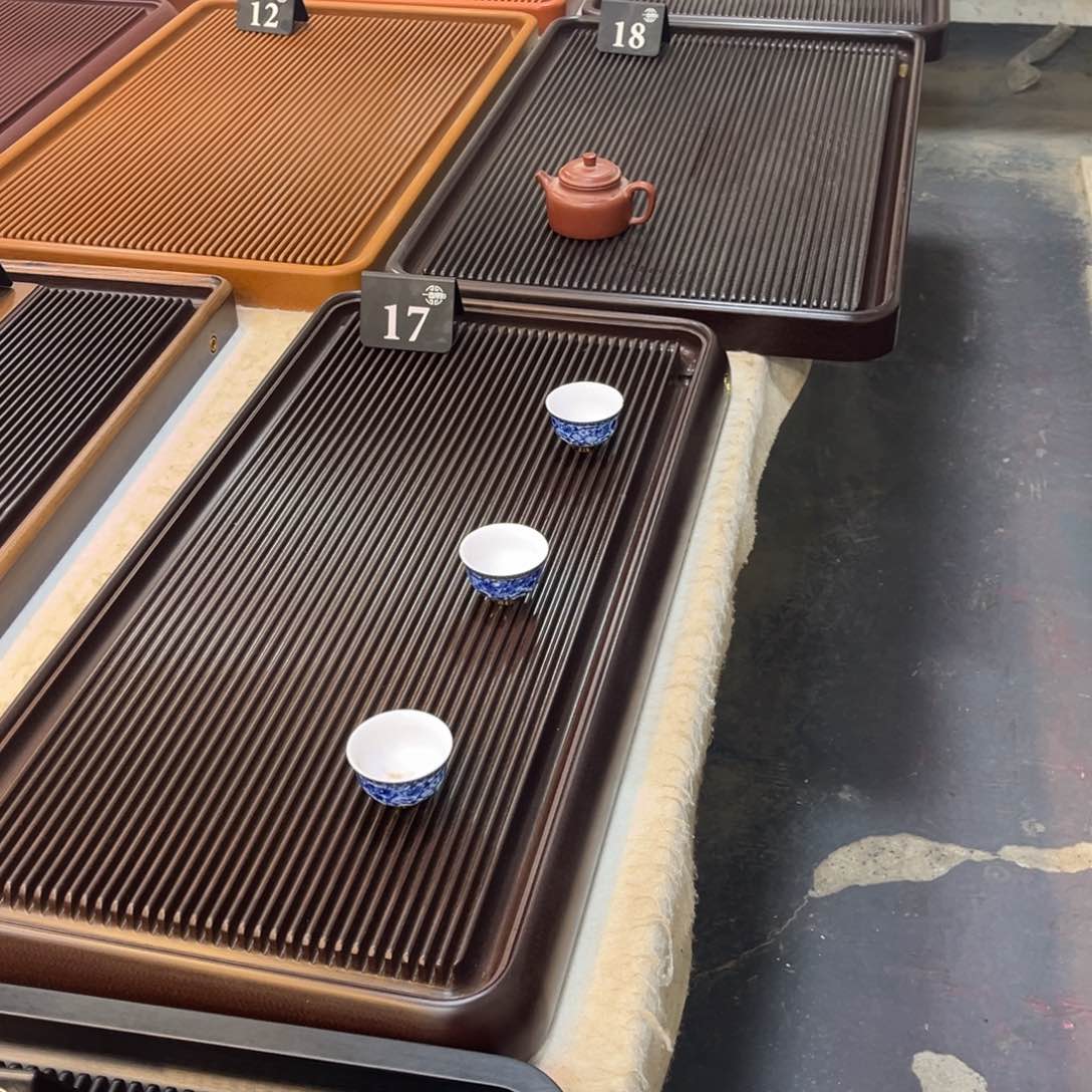 紫砂茶盘珠**浦8040紫檀电木